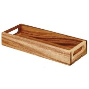 Поднос деревянный "Ящик" 30х11,8см h4,8см Buffetscape Wood ZCAWSMCR1