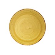Тарелка мелкая 16,5см, без борта, Stonecast, цвет Mustard Seed Yellow SMSSEVP61