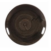 Тарелка мелкая 21,7см, без борта, Stonecast Patina, цвет Iron Black PAIBEVP81