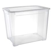 Пластик (Россия) Контейнер для продуктов прямоуг. 70 л. 55,5*39*43,5 см. п/п Кристалл /1/5/