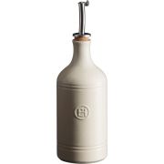 EMILE HENRY (Франция) Бутылка для масла и уксуса  400 мл. d=75 мм. h=240 мм. молочная керам Emile Henry /1/3/ ТП