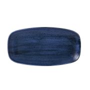 Блюдо прямоугольное CHEFS 35,5х18,9см, без борта, Stonecast Plume, цвет Ultramarine PLULXO141