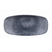 Блюдо прямоугольное CHEFS 26,9х12,7см, без борта, цвет Raku Topaz Blue, Studio Prints RKTBXO101