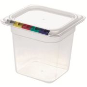 Пластик (Россия) Гастроемкость 1/6 h=150 мм. 176*162 мм. 2,2 л. п/п прозрачная  /1/8/