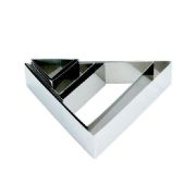 MGsteel Форма кондитерская «Треугольник» 20*23 см. h=5 см. нерж. MGsteel /1/48/