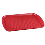 Поднос пласт. 35х45см, красный, полипропилен 422108804