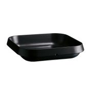 Блюдо керамическое квадратное 2,70л 30х30см h6,5см, серия Welcome, цвет черный 323171