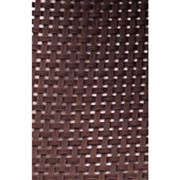 Салфетка сервировочная коричневая, 42х33 см. (6 шт)  50% полиэстер, 50% поливинилхлорид