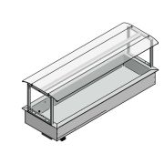 ПРИЛАВОК ПОДОГР/ПАР ENOFRIGO DROP-IN DOGE ISOLA V-CURVO SVT FISSA BM 2000 3F ВСТРАИВАЕМЫЙ