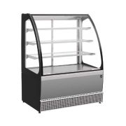 ВИТРИНА КОНДИТЕРСКАЯ KAYMAN KВК-950М ЛЮКС ЧЕРНЫЙ