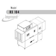 МАШИНА ПОСУДОМОЕЧНАЯ DIHR RX 104 AS SX+DDE+XP+DR64