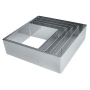 MGsteel Форма кондитерская «Квадрат» 14*14*4 см. нерж. MGsteel /1/72/