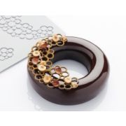 Форма силиконовая PAVODECOR для декора. "Круги 1" 138х94х2мм, 5,6мл, 3 ячейки PR004