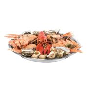 Поднос круглый для морепродуктов d36см, h4,5см, нерж.сталь 42979-36