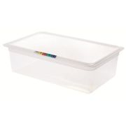 Пластик (Россия) Гастроемкость 1/1 h=150 мм. 530*325 мм. 20 л. п/п прозрачная  /1/4/