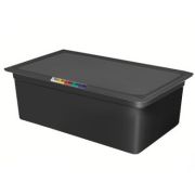 Пластик (Россия) Гастроемкость 1/1 h=150 мм. 530*325 мм. 20 л. п/п черная  /1/4/