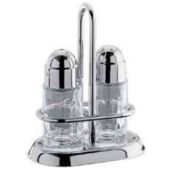 Набор для специй (соль, подставка для зубочисток), 11x6,8x13,5H, нерж.сталь/стекло 509435A0