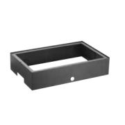 База средняя CALEIDO 57х36,7см h12,5см, сталь, цвет Gris 518D0002