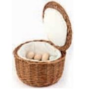 Корзина для горячих яиц d26см h17см, ротанг 42949-26