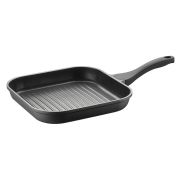 Pintinox (Италия) Сковорода-гриль 28*28 см. h=3,7 см. 2,65 л. алюм. с антиприг. покрыт. (индукция) PRO Pinti /1/6/