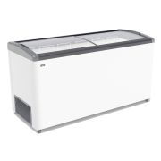 ЛАРЬ МОРОЗИЛЬНЫЙ GELLAR FG 600 E ГНУТОЕ СТЕКЛО СЕРЫЙ (ПРОПАН)