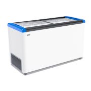 ЛАРЬ МОРОЗИЛЬНЫЙ GELLAR FG 500 С ПРЯМОЕ СТЕКЛО СИНИЙ (ПРОПАН)