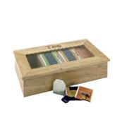 Диспенсер для чайных пакетиков, 31x28x9 см, светлое дерево 41614-35