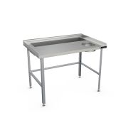 СТОЛ ДЛЯ РАЗДЕЛКИ ОВОЩЕЙ ПРИСТЕННЫЙ KAYMAN СП-656/1208-1-А