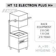 МАШИНА ПОСУДОМОЕЧНАЯ DIHR HT 12 ELECTRON PLUS H+PS+СПЕЦ.НОЖКИ МОРСКАЯ ВЕРСИЯ 400В/3Ф/50ГЦ БЕЗ НЕЙТР.