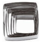 Набор резаков "Квадрат" 6шт, d 120мм, h 30мм, s/s 47323-12