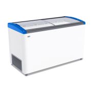 ЛАРЬ МОРОЗИЛЬНЫЙ GELLAR FG 500 E ГНУТОЕ СТЕКЛО СИНИЙ (ПРОПАН)