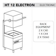 МАШИНА ПОСУДОМОЕЧНАЯ DIHR HT 12 ELECTRON СПЕЦ. НОЖКИ МОРСКАЯ ВЕРСИЯ 380В/3Ф/50ГЦ БЕЗ НЕЙТРАЛИ
