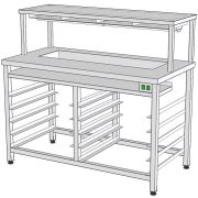 СТОЛ ФАСОВОЧНЫЙ ПРИСТЕННЫЙ СФ-140Т 160560