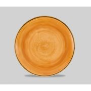 Тарелка мелкая 21,7см, без борта, Stonecast, цвет Tangerine STGSEVP81
