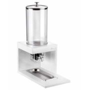 Диспенсер для мюсли 8л на дерев.подставке белый 511B9818