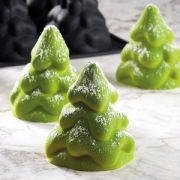Форма силиконовая PAVOFLEX для пирож. 3D "Снежное дерево" d65мм h75мм, 100мл, 20 ячейки PX4396S