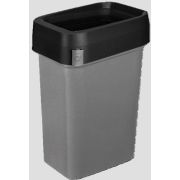 Бак для мусора "SMART BIN PRO" 50л (430x330x630мм), с крышкой "маятник" (черный) 435245813