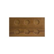 Bonna (Турция) Доска для подачи прямоуг. 315*170*30 мм. бук (емкости см.описание)  Bonna /1/4/696/