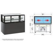 ВИТРИНА ХОЛОДИЛЬНАЯ TECFRIGO KARINA 97 QB SP