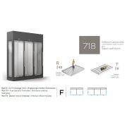 ШКАФ ВИННЫЙ ENOFRIGO WINE LIBRARY 20 3V DX-SX 3P H2600 VT F СЕРЫЙ+ПОЛКИ R+ПОЛКИ T