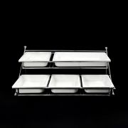 Станция двухярусная буфетная с 5 гастроемкостями 88x68x42см, 2TE5P