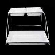 Станция двухярусная буфетная с 3 гастроемкостями, 55x35x28см, 2505