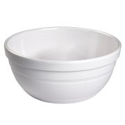 Миска 1,5л d19см, меламин, Ben, цвет белый S-2675