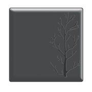 Блюдо сервировочное 30x30см, меламин, Embossed, цвет черный S-2851