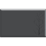 Блюдо сервировочное 33x20см, меламин, Embossed, цвет черный S-2782