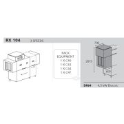 МАШИНА ПОСУДОМОЕЧНАЯ DIHR RX 104 DX+DDE+XP+DR64