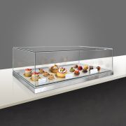 Встраиваемая горизонтальная кондитерская витрина ФИНИСТ Glassier SLIDE GS-10/7/3