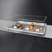 Встраиваемая горизонтальная кондитерская витрина ФИНИСТ Glassier SLIDE DUO GSD-15/7/3