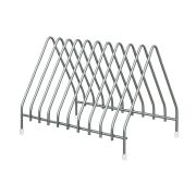 MGsteel Подставка для досок на 10 шт. 42*29*28 см. нерж. MG /1/