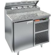 СТОЛ ДЛЯ ПИЦЦЫ HICOLD PZ2-1/GN (1/6H) КАМЕНЬ (R290)